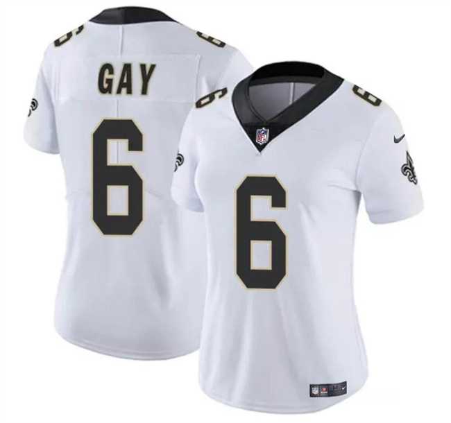 Women's New Orleans Saints #6 Willie Gay White Vapor Football Stitched Limited Jersey Dzhi,We sell and wholesale Women's New Orleans Saints #6 Willie Gay White Vapor Football Stitched Limited Jersey Dzhi on line form chian!